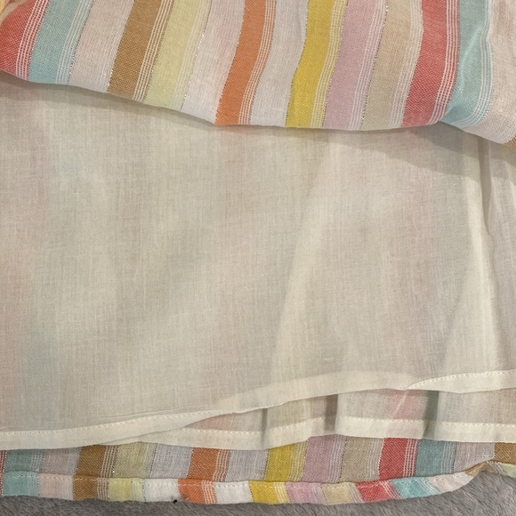 Sézane Maxi Rainbow skirt Sz 38 lined EUC - Picture 3 of 4